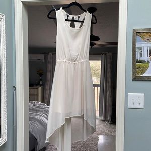 Asymmetrical Open Back Dress